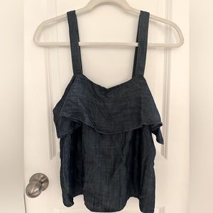 Banana Republic Ruffle Hem Tank Top SIZE XS